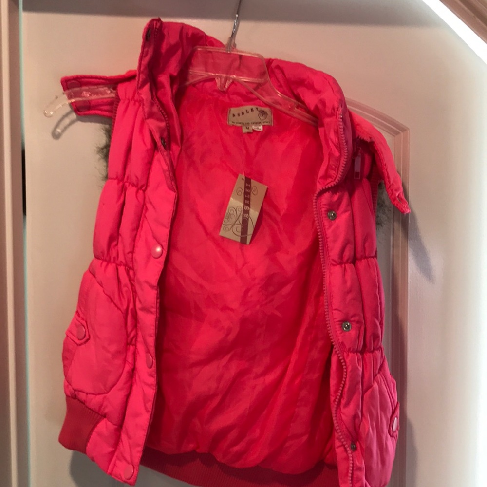 Hot pink vest
